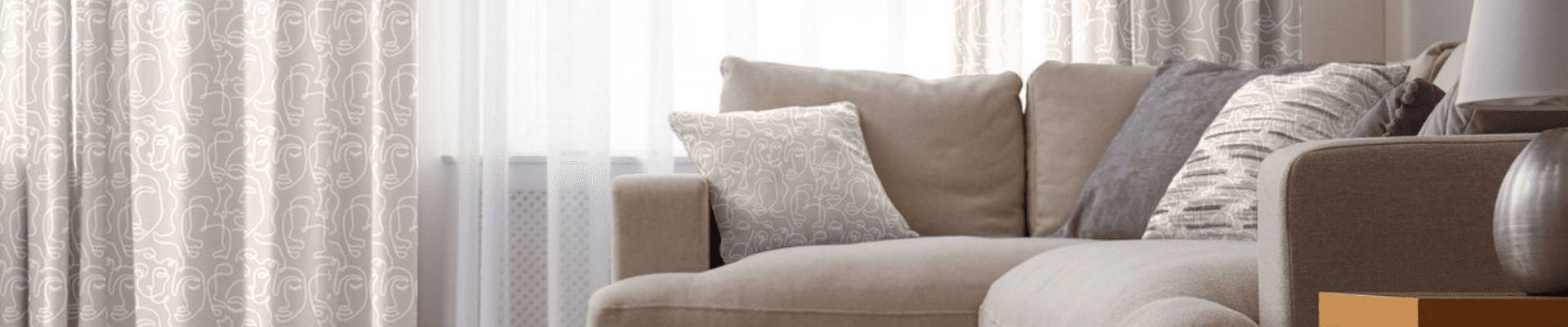  Les Rideaux à Motifs NON FEU M1 