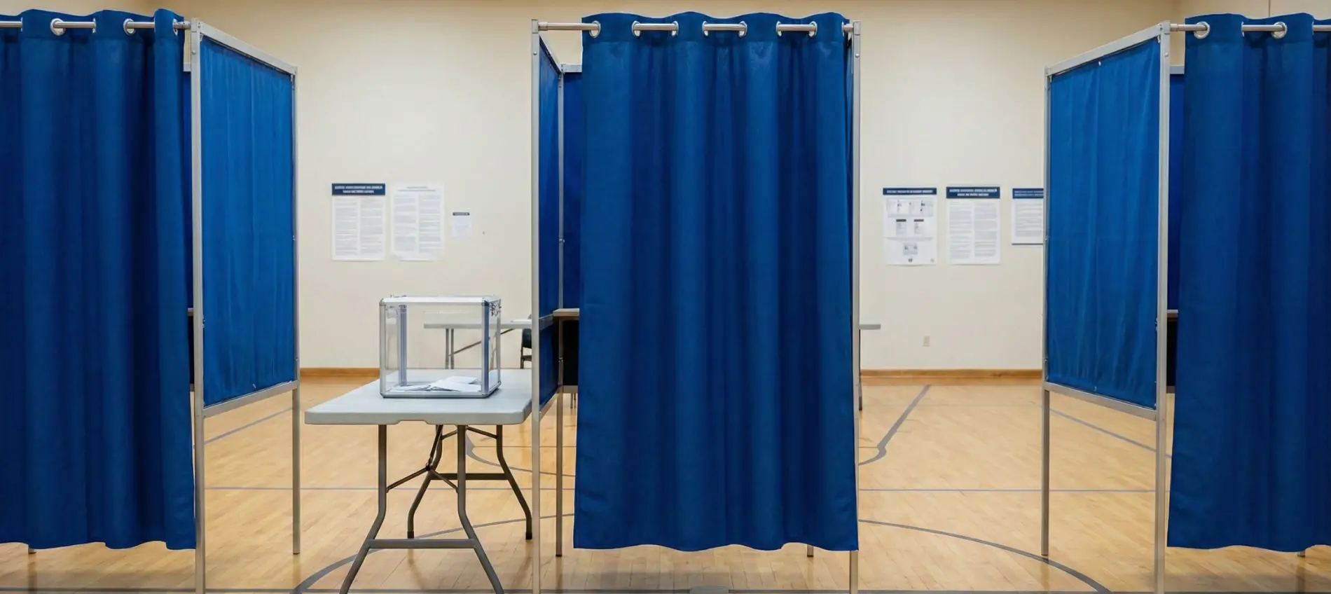 Renforcez la sécurité incendie avec des rideaux de vote ignifugés pour isoloirs