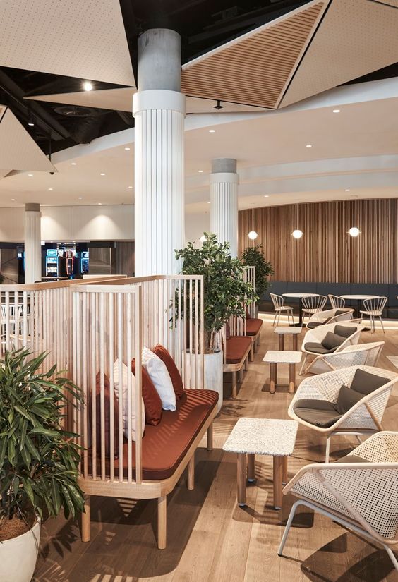 Coussins M1 pour banquette de restaurant