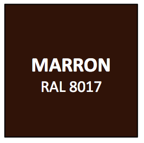 coloris profil moustiquaire marron