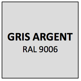 coloris profil moustiquaire gris argent