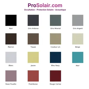 Plaquette Echantillons Rideaux Acoustiques obscurcissants