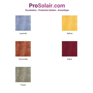 Rideaux Tissu Occultant Faux Uni