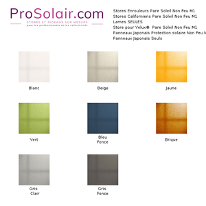 Stores Enrouleurs / Californiens / Velux Protection Tissu Pare Soleil