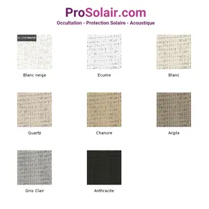 Stores Enrouleurs Tissu Screen Soltis Anti Chaleur