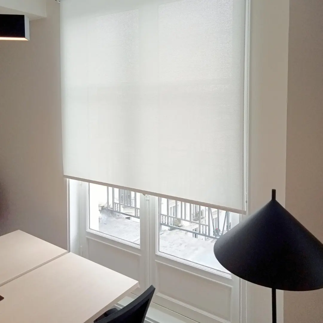 Store enrouleur anti chaleur blanc