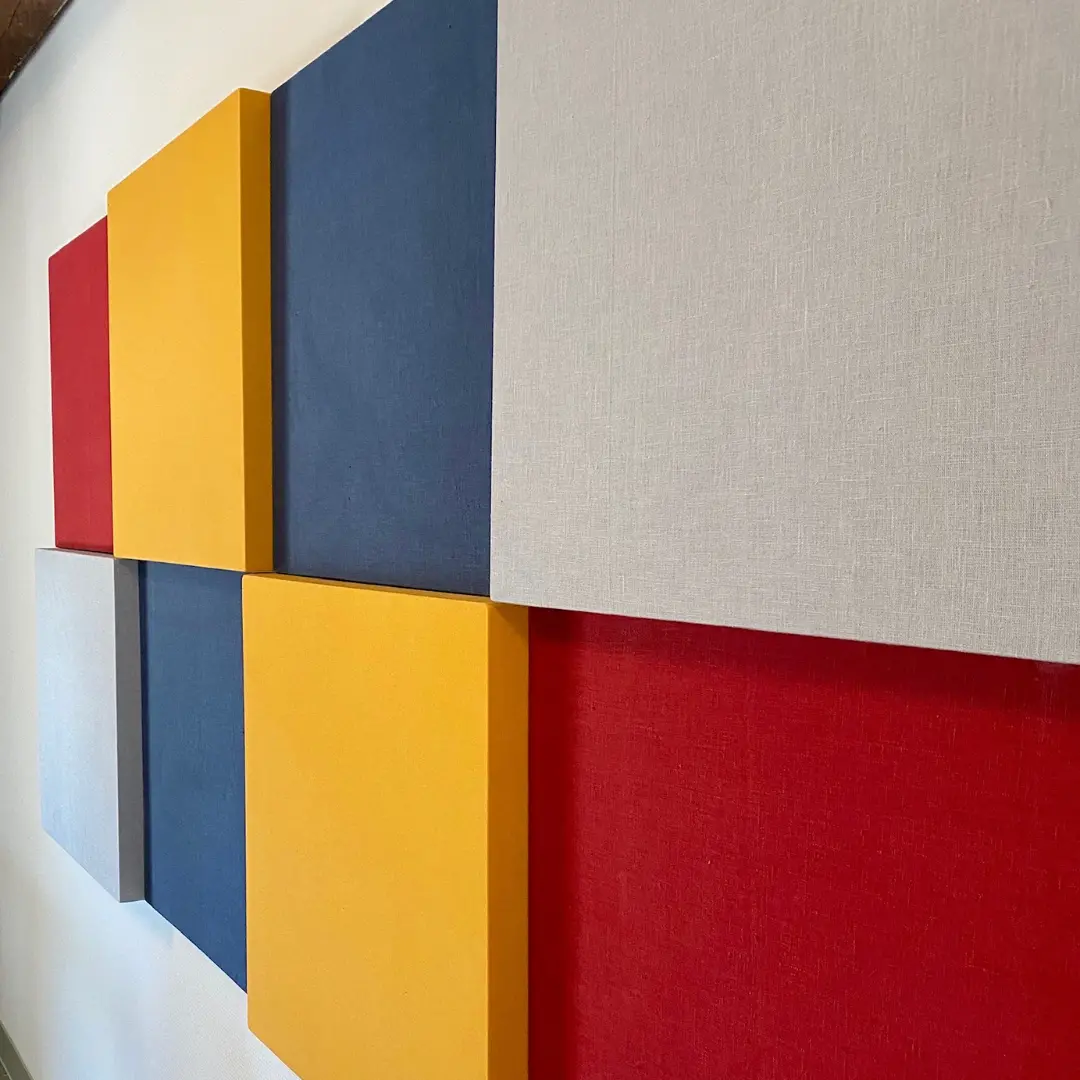 Panneaux acoustiques rectangles muraux coloris