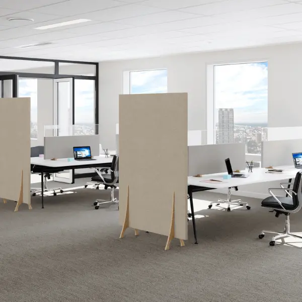 Cloison Acoustique sur Pieds Non Feu M1 