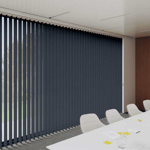 Store Californien Acoustique Uni Gris Anthracite - Non Feu M1